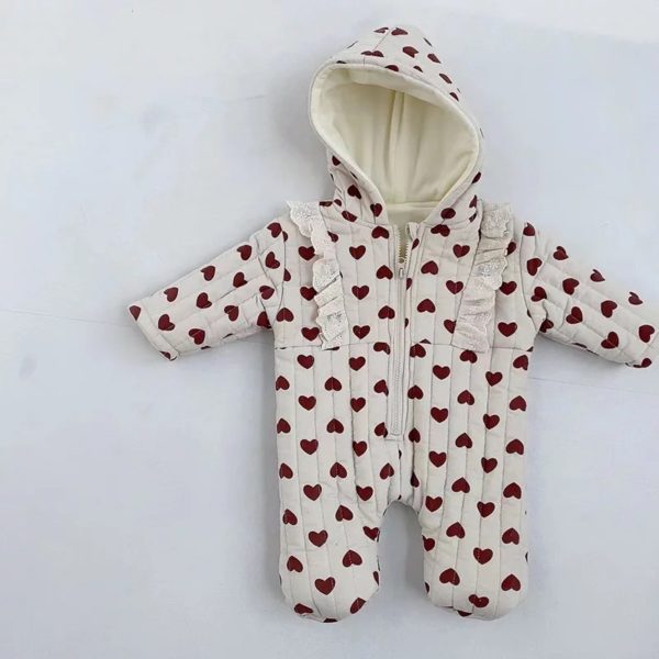 Heart snowsuit