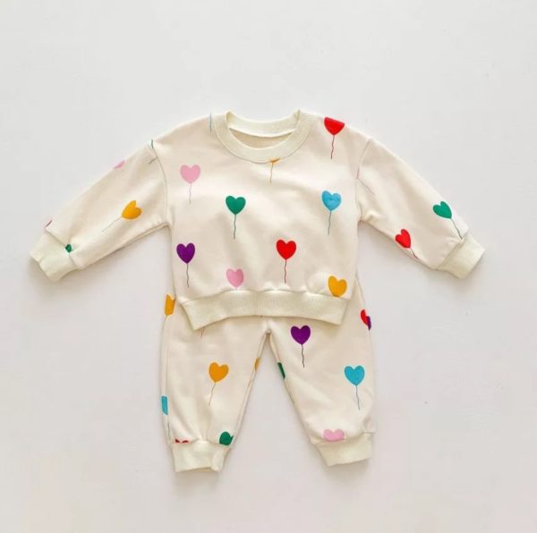 Balloon heart tracksuit