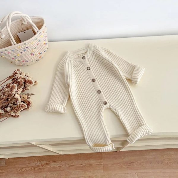 Ribbed footless babygrow - Image 3